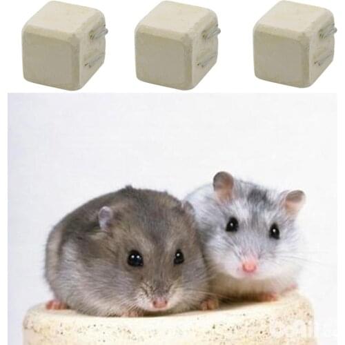 Professional Mineral Stone Calcium Chew Toy Teeth Grinder Hamster Rat Chinchilla Hamster Rabbit Pet Supplies