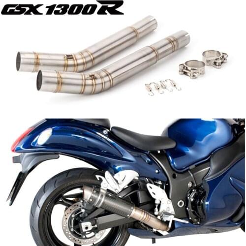 Motorcycle Exhaust GSX1300R Exhaust Connector Link Pipe For Suzuki Hayabusa GSX1300R Muffler Middle Pipe 2008-2015 Year