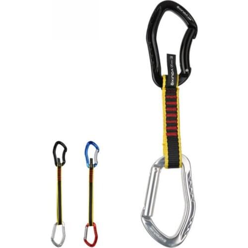 P256 Outdoor climbing buckle Protect the master lock rock climbing Hang up straight bend door Sling Hang up profession CE