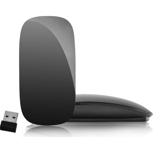 Ultra-slim 1200DPI 2.4GHz Optical Wireless Touch Mouse for PC Computer Laptop