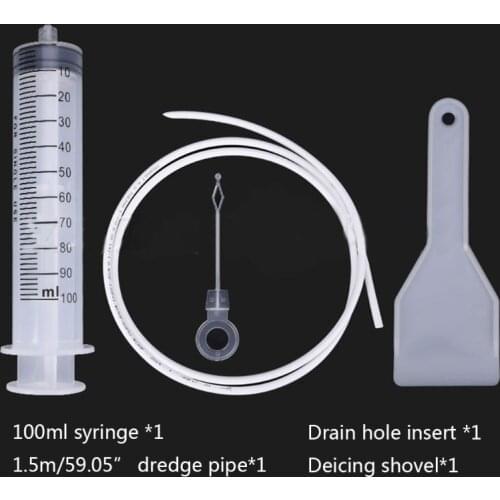 Radiator Drain Hole Remover Cleaning Refrigerator Drain Hole Reusable for Refrigerators, Freezers and Wine Cabinets P15D