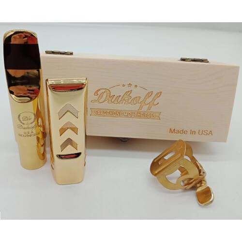 High Quality Professional Tenor Soprano Alto Saxophone Metal Mouthpiece Gold Plating Sax Mouth Pieces Accessories Size 5 6 7 8 9