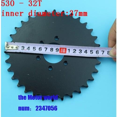 Rear Chain Sprocket 530 32T 37mm 6 hole sprockets ATV motorcycle scooter drive gear
