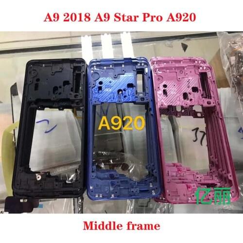 For Samsung Galaxy A9 2018 A9 Star Pro A9s A920 middle Frame panel Bezel Frame Faceplate Housing Replacement