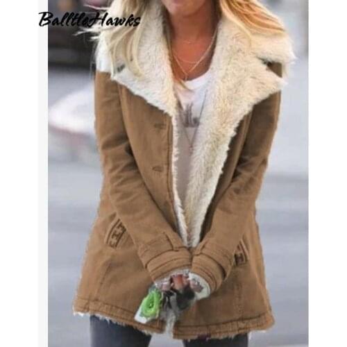 Women Winter Jean Jacket Fall Pocket Vintage Jean Coat 2021 New Fashion Vintage Solid Color Casual Coat Trend Street Style