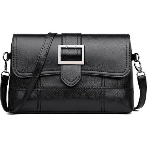 Women Bags Designer Shoulder Bag Fashion Messenger and Purse PU Leather Crossbody Bags for Women 2021 New Black&Red