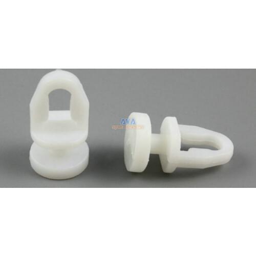 200 Pieces Curtain Track Roller Curtain Track Slide Gliders 11x20mm