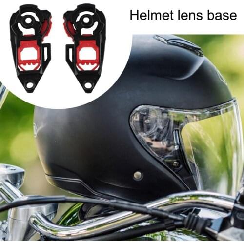 80% New!! 1 Pair Shield Base Plate Compact Tight ABS Helmet Gear Base Plate for AGV K1 K3SV K5 / K3 K4