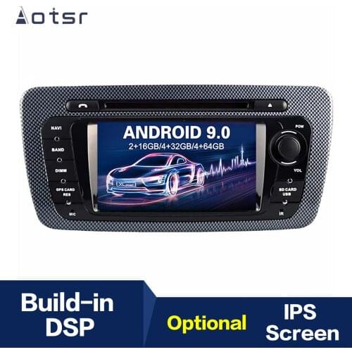 Android 9.1 Car DVD Player IPS GPS Navigation Radio For SEAT IBIZA 2009 2010 2011 2013 Tape Recorder Head Unit Multimedia Player