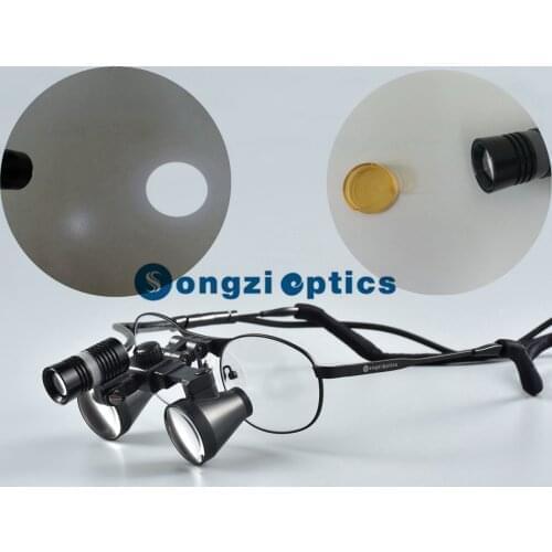 2.5X 3X 3.5X Optional) Titanium Frames Binocular Dental Surgical Loupes And LED Light Come With Circle Light Spot