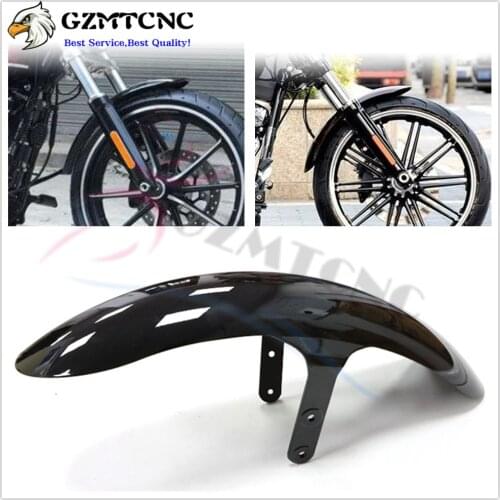 For Harley-Davidson Softail FXSB Breakout 2013-2019 14 15 16 17 18 Motor Front Fender Mudguards Cover Mud Guard ABS Black