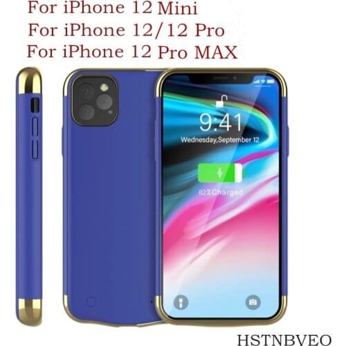 Portable Battery Charger Cases for iPhone 12 12 Mini 12 Pro Power Bank Battery Charging Cover for iPhone 12 Pro Max battery case