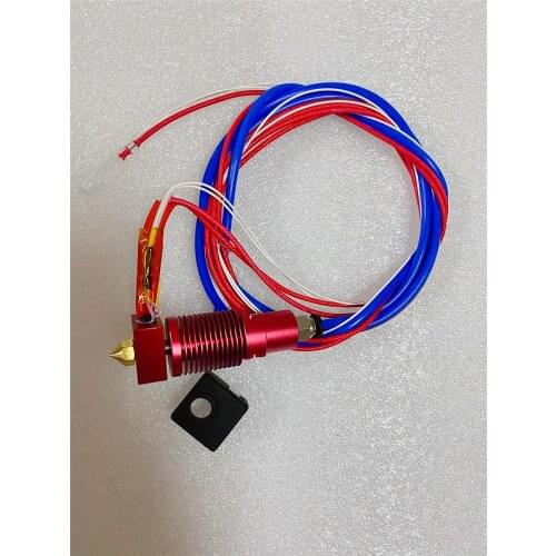 CR10 Plus Pro 12V/24V Extruder Hotend Nozzle Kit Aluminum Block with Heater Thermistor for Ender-3 CR-10S Pro 3D Printer Parts