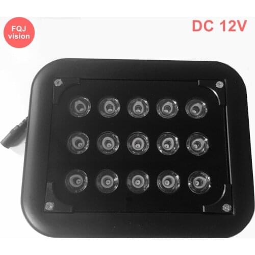 DC 12V Infrared IR Fill Led Illuminator Light Metal Waterproof Filled Light Lamp for CCTV Surveillance Camera Night Vision
