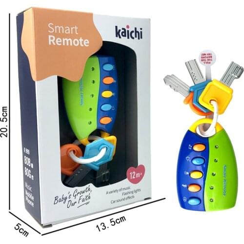 Baby Toy Musical Car Key Toys Vocal Smart Remote Car Voices Pretend Play Enlightenment Educational Toys For Children Baby Gift