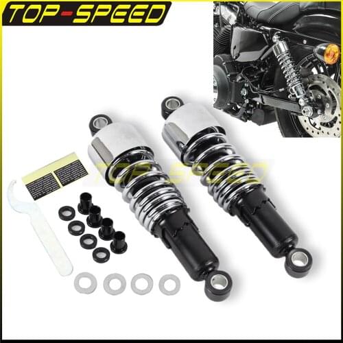 Chrome 10.5" Front Rear Lowering Slammer Absorbers For Harley FXDS-CONV 1994 FXDS-CONV 1995-1998 FXDS-CONV 1999-2000 FXDX