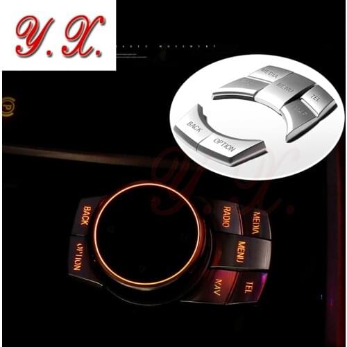 For BMW F10 F30 E60 E90 X3 X5 X6 1 2 3 5 series ABS Chrome Buttons Trim decorative cover interior Accessories