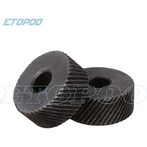 Anti Slip Diagonal Coarse Knurling Wheel Tool 2pcs Positive & Negative 1mm Pitch for Metal Lathe
