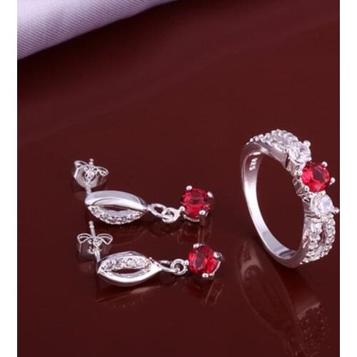 LKNSPCS636 925 sterling silver jewelry set, fashion jewelry set Earring 508 Ring 401-8 /dgralxya dsjamjqa