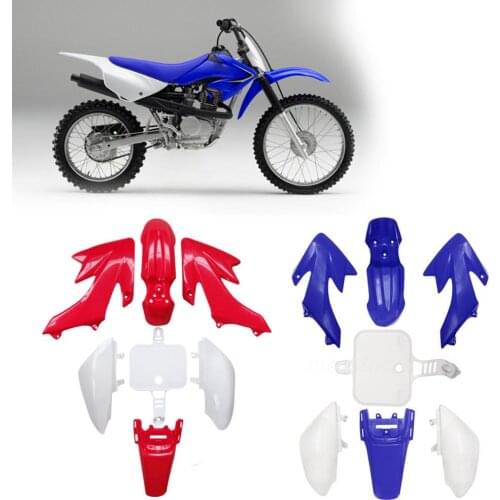 7Pcs/set Motorcycle Plastic Fairing Set Mото Accessories for Honda CRF XR 50 125cc SSR PRO Dirt Pit Bike Moto Accessories