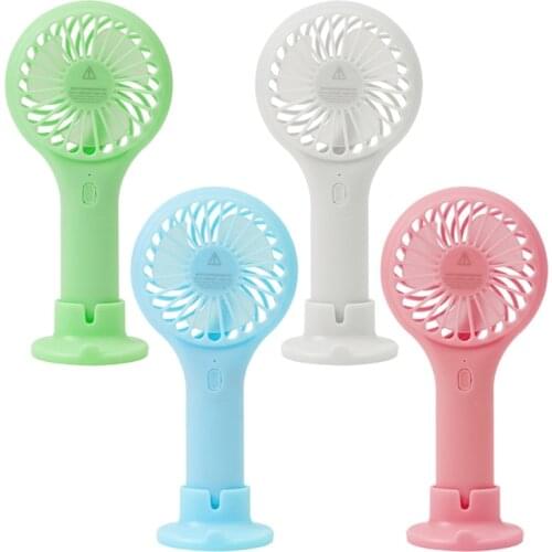 Mini Portable Air Cooler Handheld Fan USB Rechargeable Small Personal Cooling Tools for Home Office Outdoor Travel