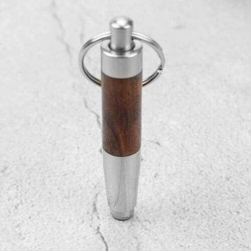 COHIBA Detachable Cigar Punch Cutter Convenient to Carry with Round Buckle, 9mm