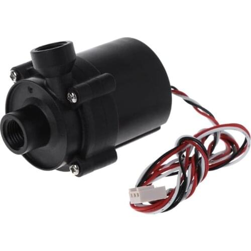 SC600 DC 12V PC Cpu Water Cooling System Water Pump Brushless 132.09 GPH 10W Brushless Drive Destop Laptop Circulating Computer