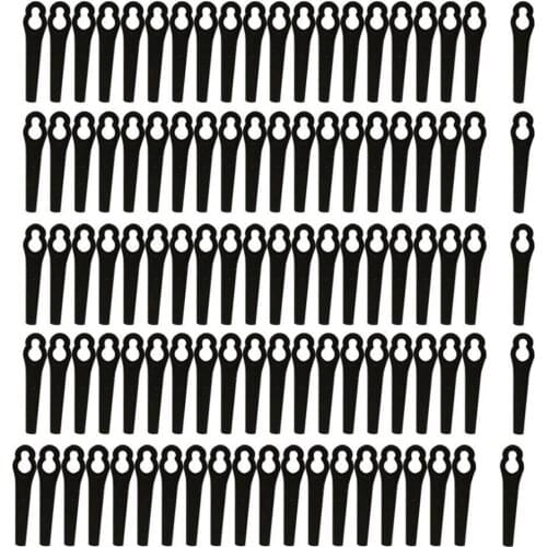 20/50/100Pcs Plastic Replacement Grass Trimmer Blade Fits For Cordless Grass Trimmer New