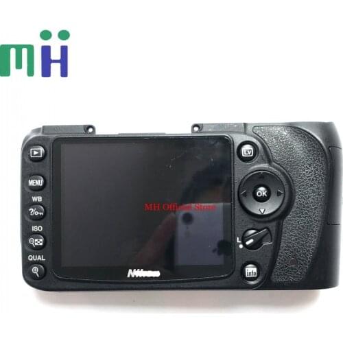 Second-hand For Nikon D90 Back Cover Rear Case Shell with Button LCD Display Screen and Flex Cable Camera Replacement Spare Part