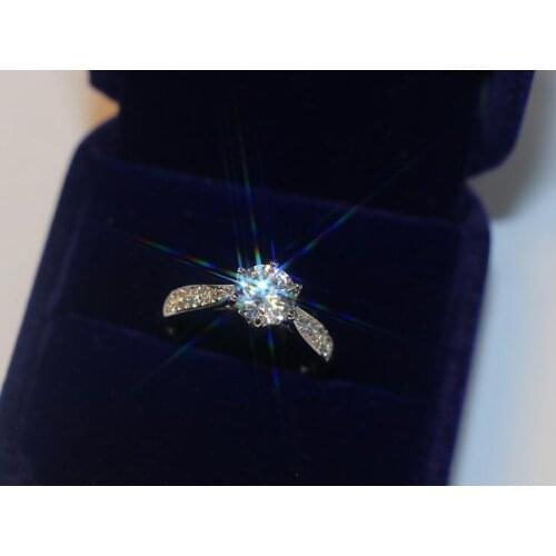 Victoria Wieck Luxury choucong Jewelry 14Kt White Gold Fille GF CZ stones Round Cut Wedding Women Band Finger Ring Size5-11