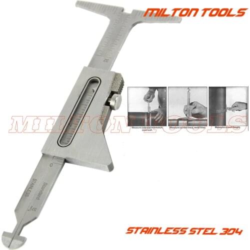 1pc HI-LO Welding Pipe Gauge 0.5 Accuracy Welding Inspection Gage Metric & Standard Accurate Weld Tester Welding Ruler