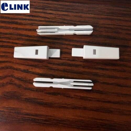 100pcs 1*2 FTTH furcation tube drop cable protective box branching device 2 cores for fiber optic junction box 1X2 ELINK POM