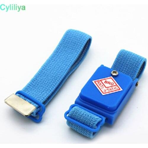 100pcs Cordless Wireless Clip Antistatic Anti Static ESD Wristband Wrist Strap Discharge Cables For Electrician IC PLCC worker