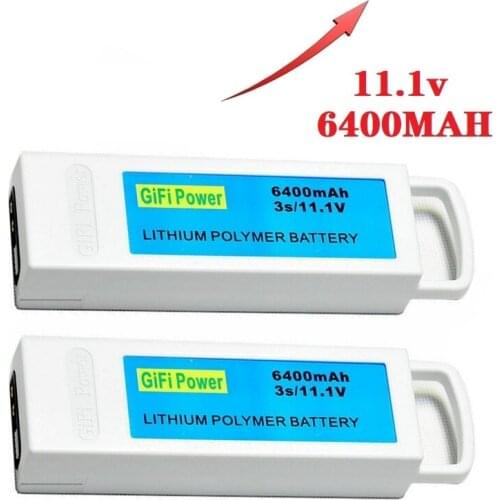 11.1V 6400mAh GIFI 3s Upgrade Flight Lipo Battery FOR Yuneec Q500/Q500+/Q500 4K/Q500+ PRO 4K RC Drone