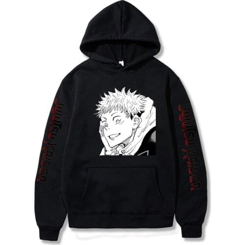 2021 Anime Jujutsu Kaisen Fashion Prints Hoodie Women/Men Sweatshirt Long Sleeved Casual Streetwear Harajuku Tops