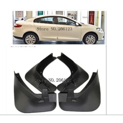 4pcs Car Rear Front Mud Flaps Mudguards Fender Flares Auto Mud Splash Guards for Renault Fluence 2008-2016