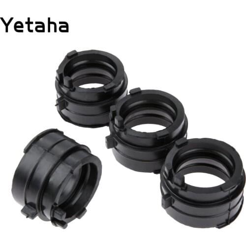 4x Motorcycle Carburetor Adapters Interface Insulator Connector Pipe for Honda CBR400 NC23 87-89 NC29 90-94 CB-1 (CB400F) 89-91