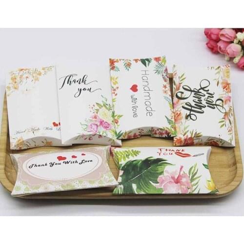 5/10pc new pillow shape gifts box DIY Handmade jewelry necklac earring package box romance For you wedding candy favors package