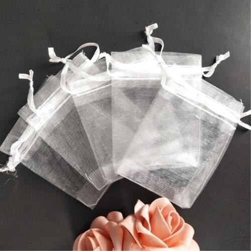 50PCS Wholesale 13x18cm Jewelry Packaging Display Pouches Christmas Gift Bracelet Organza Bags 7Z SH316-50PCS