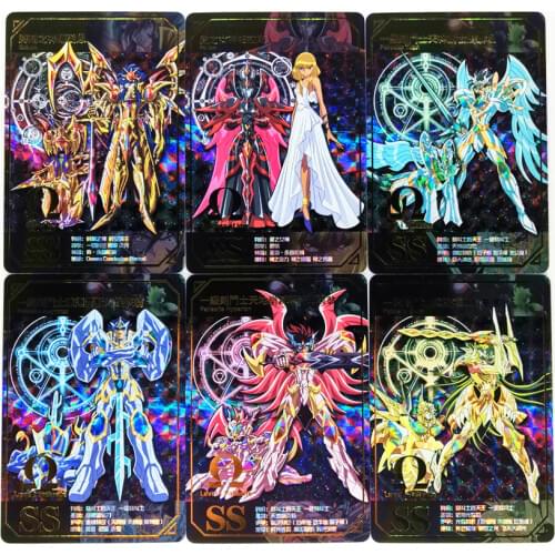 55pcs/set Saint Seiya Toys Hobbies Hobby Collectibles Game Collection Anime Cards