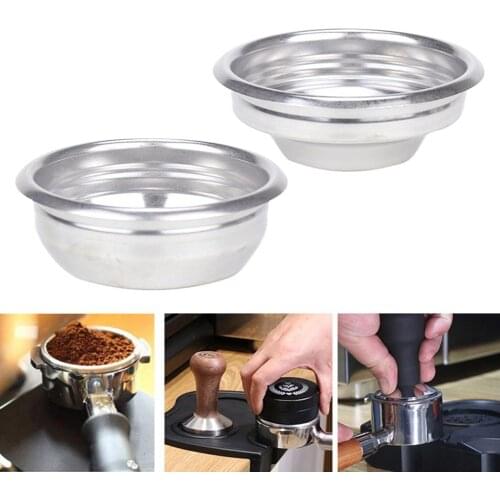 58mm Non Pressurized Stainless Steel Powder Bowl Filter Basket for Semi-automatic Coffee Machine Kitchen Accessories