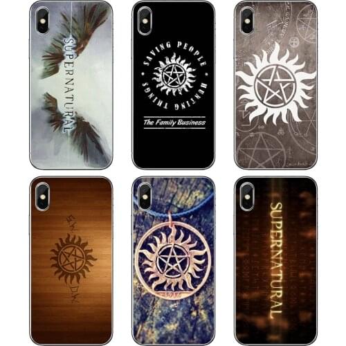 For Xiaomi mi Redmi Note 3 4 4X 5 6 7 8 8t 9 9s 9t 10 pro lite Phone Cases Supernatural-TV-Show-Quotes-logo-Art