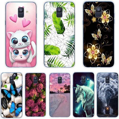 Case For Samsung Galaxy A6 2018 phone back case Dual SIM SM A600 A600F for samsung A6 plus 2018 A605 A605F case protective coque