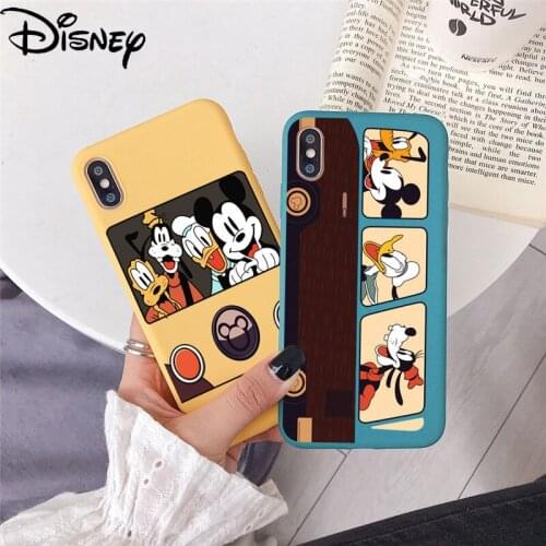 DISNEY 2021 Mickey Case for IPhone 11 12 Pro Xs Max iPhone SE 2020 6 6S 7 8 Plus Cute Phone Case 360 Full Cover
