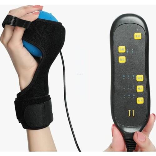 Stroke electric finger massager hemiplegia hot compress finger vibration physiotherapy ball hand rehabilitation equipment traini