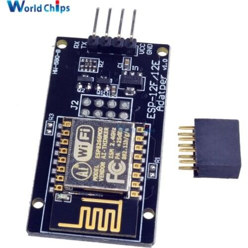 ESP8266 ESP-12E Remote Serial Ports WIFI Module ESP-12E (ESP-12F Upgrade) Wireless Transceiver With Adapter Board For Arduino