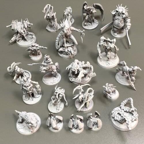 Lot Nemesis Alien Monsters Heroes Miniatures Tainted Grail Sci-Fi Horror Game Figures Wars Model Role Play Toys