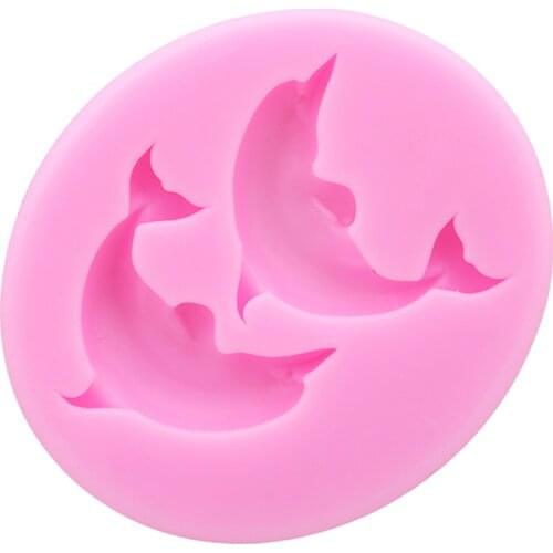 Dolphin Cake Mold Silicone Mold Chocolate 3D Soap Mold Sugarcraft Fondant Cake Decoration Tools for the Baking Tools