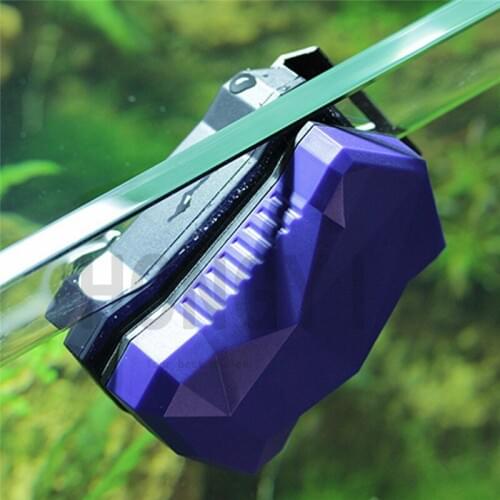 HONGYI 1 piece aquarium magnetic brush fish tank glass algae glass cleaner scrubber floating clean brush convenient and durable