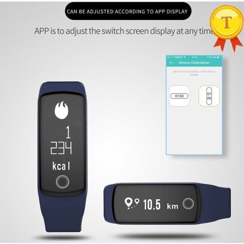 Best Selling horizontal vertical screen display stable Bluetooth Smart Band Heart Rate Monitor blood pressure Wristband Bracelet